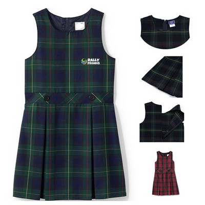 Girls Uniform Plaid Jumper