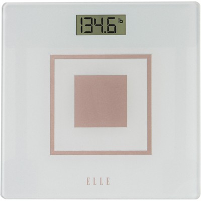 Health, Beauty & Fitness Elle Bathroom Digital Scale - White