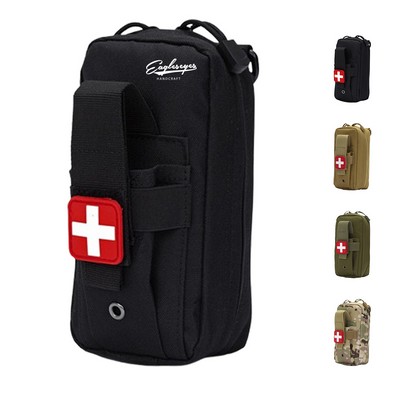 Tactical Survival Fanny Pack with First Aid Patch