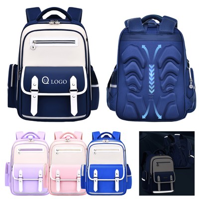 12.4 X 5.1 X 17.3" School Backpack