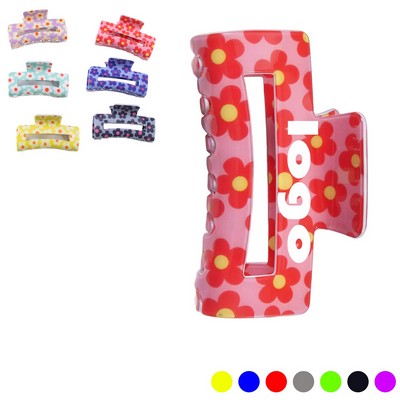 Christmas Hair Claw Snowflake