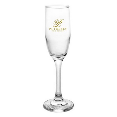 Personalized Champagne Flute Wine Glass – 185 ML (6.5 oz), UV Printed Design