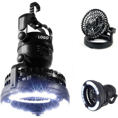 Portable LED Camping Lantern With Ceiling Fan