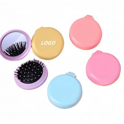 Mirror Air Cushion Comb Folding Portable Massage Comb