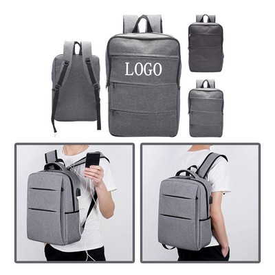 TravelPro Multi-Compartment Laptop Backpack