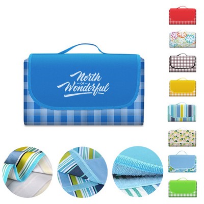 Oxford Roll-Up Picnic Blanket