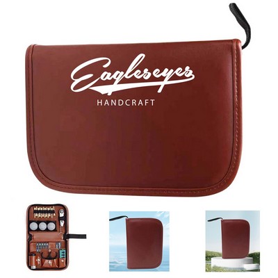 Leather Bag with Golf Tool