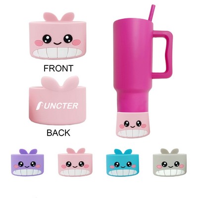 Whale Shape Silicone Cup Base Protector 3.1" Diameter