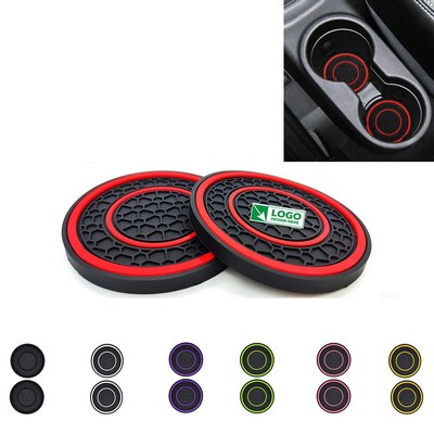 2PCS Car Cup Holder Coasters