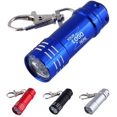 Mini Led Flashlight Swivel Key Chain