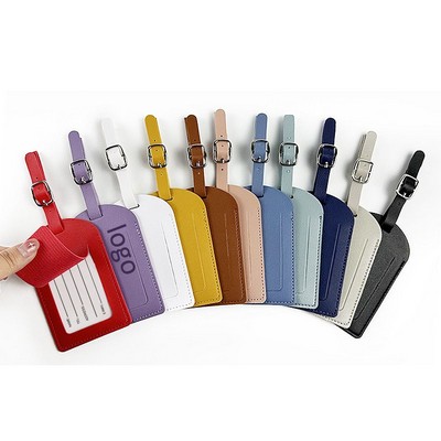Travel PU Leather Luggage Tag