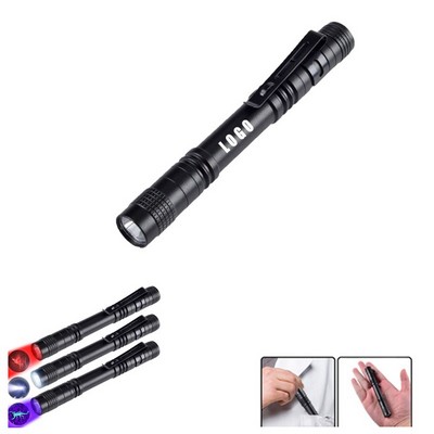 Portable Water-Resistant Flashlights With Clip
