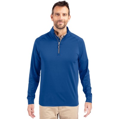 Cutter & Buck Adapt Eco Knit Stretch Quarter Zip Pullover