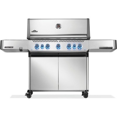 Napoleon Prestige® 665 Propane Gas Grill with Infrared Side and Rear Burner - Stainless Steel