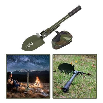 Compact 3-in-1 Folding Shovel
