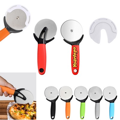 Stainless Steel Pizza Cutter with Ergonomic Handle