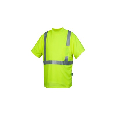 Pyramex Hi-Vis Lime Heat Sealed T-Shirt