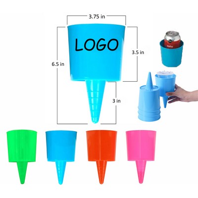 Multi-Functional Beach Cup Holder