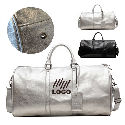 Leather Sport Travel Crossbody Bag