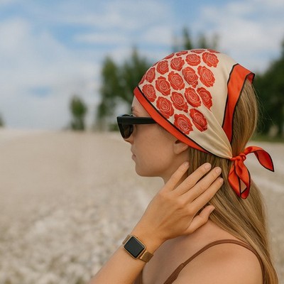 Vegan Silk Sublimated Scarf