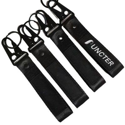 Heavy-Duty Snap Hook Key Chain Lanyard (Woven Label)