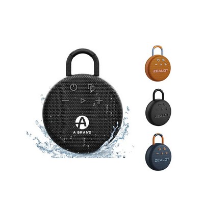 Waterproof Bluetooth Speaker with Carabiner