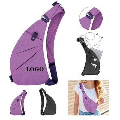 Compact Anti-Theft Sling Bag