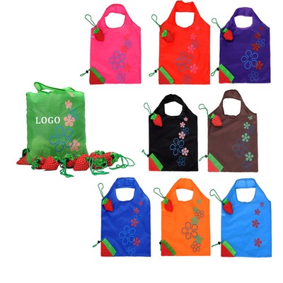 Foldable Strawberry Tote Bag