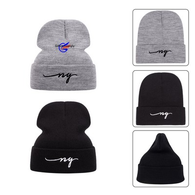 Unisex Beanie Winter Knitted Hat