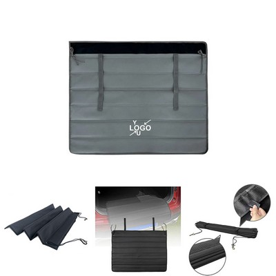 Collapsible Auto Rear Bumper Shield