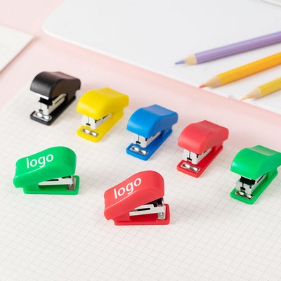 Premium Steel Plastic Mini Stapler Portable Compact Design 1 3/5" x 7/10" x 1 1/10"