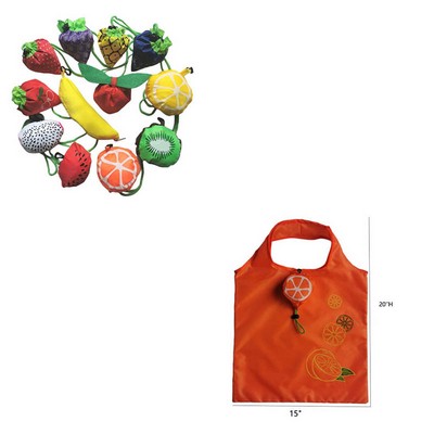 20" Fruit Shape Organizer Foldable Tote Shopping Bag
