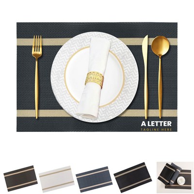 PVC Waterproof Placemat Table Mat