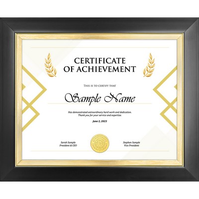 Legion - Certificate Frame (Black & Gold)