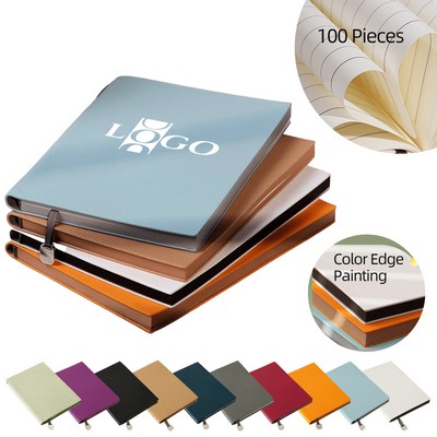 A5 Lychee Grain Imitation leather Notebook