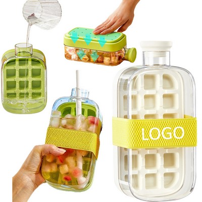 2-in-1 27oz Ice Cube Bottle