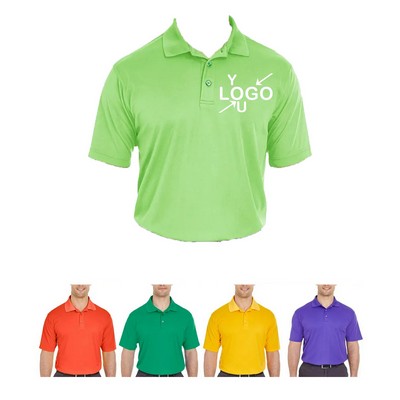 Elite Men's Breathable Polo Shirt