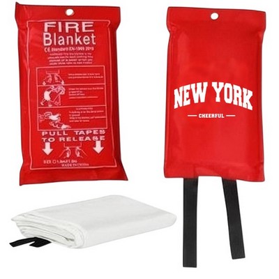 40*40" Fiberglass Fire Blanket for Emergency Survival