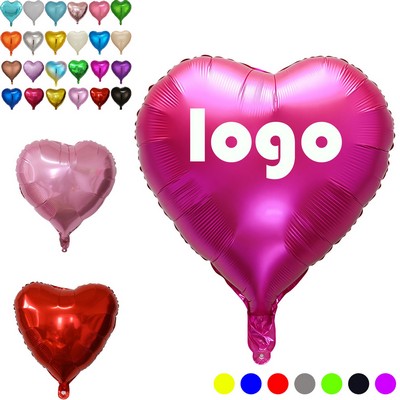 18" Heart-shaped Mylar Balloon