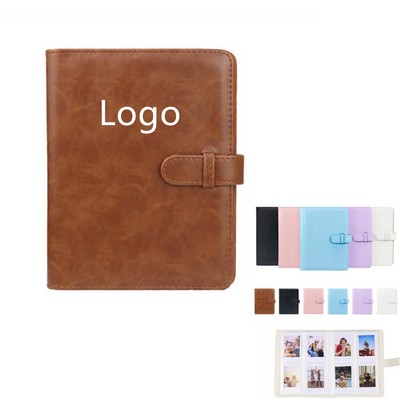 PU Leather 128 Pockets Photo Album