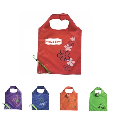 Folding Fruits Grocery Tote Bag