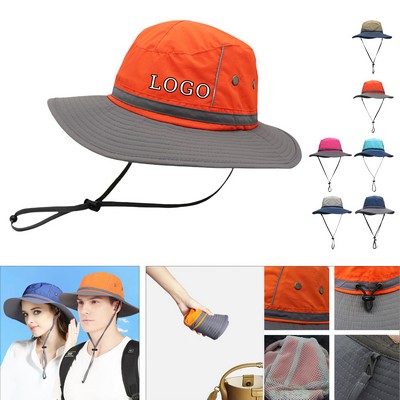 Lightweight Large Brim Sunshade Bucket Hat