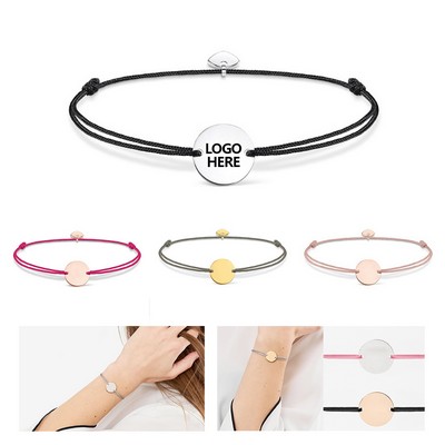 Personalized Cord & Metal Wristwear