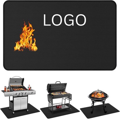 Fireproof Under-Grill Deck Protector Mat (54" x 36")