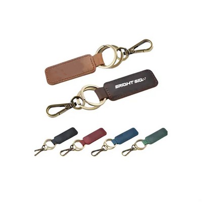 Premium Leather Key Organizer Keychain