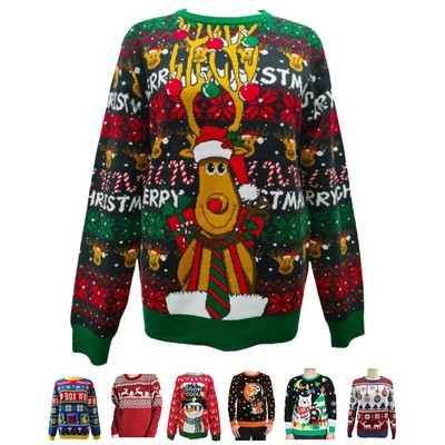 Unisex Christmas Pullover Ugly Sweater