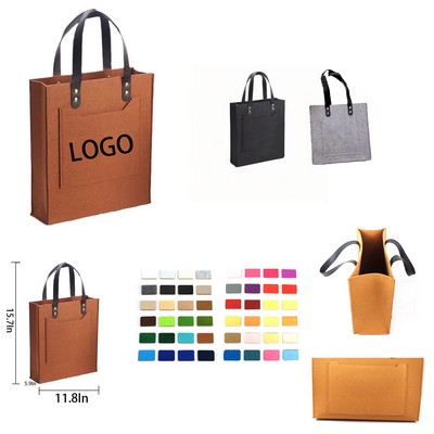 High-End Leather Felt Straps