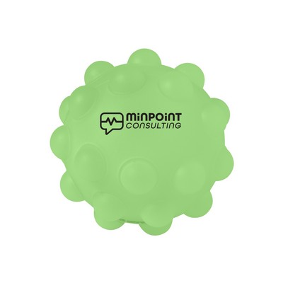 Glow in the Dark Push Pop Bubble Ball Fidget Sensory Toy