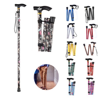 Portable Folding Aluminum Walking Stick
