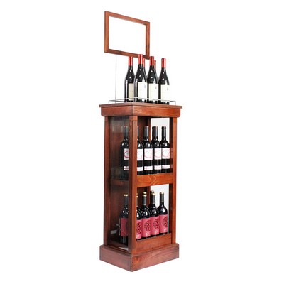 Wooden Wine Display Cabinet